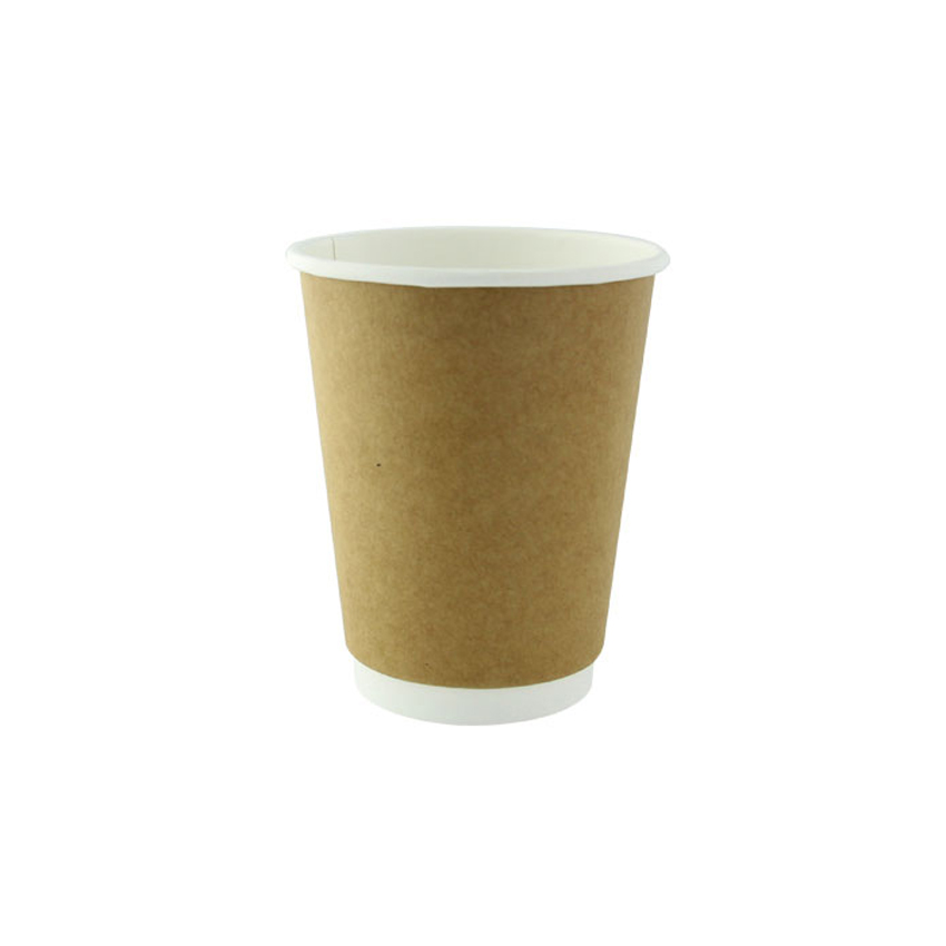 Double-wall paper coffee cup